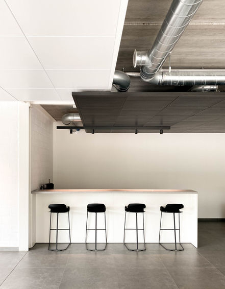Stoal metaal systeem plafond ingebouwde LED verlichting en ventilatie circulair lijn verlichting slimline en tracks