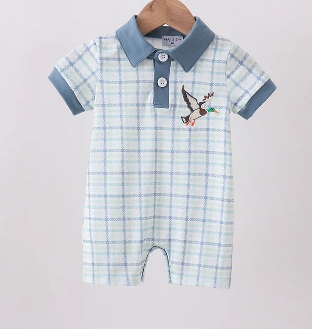 Mallard Embroidered Jonjon with Collar