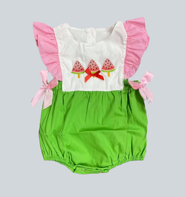Watermelon Embroidered Bubble