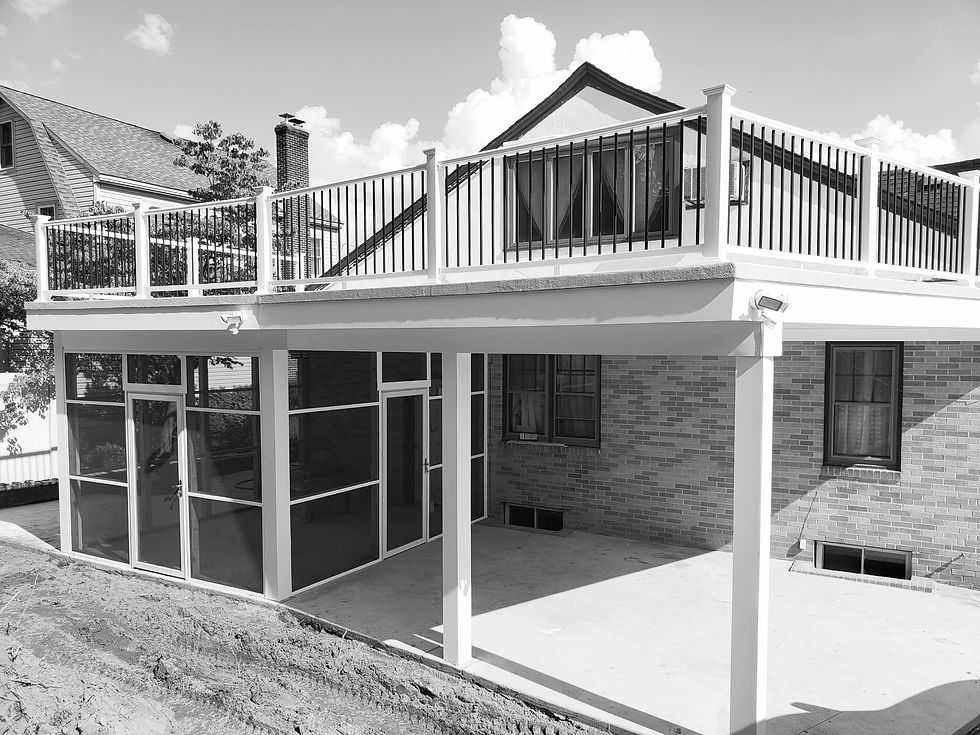 Custom Sundeck and Screened Porch