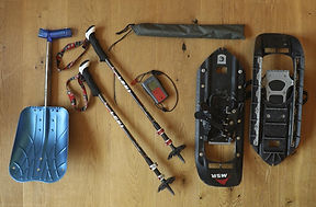 Beispielbild Mietmaterial Schneeschuhe und Lawinenausrüstung Winter für Gäste von ErlebnisWandern