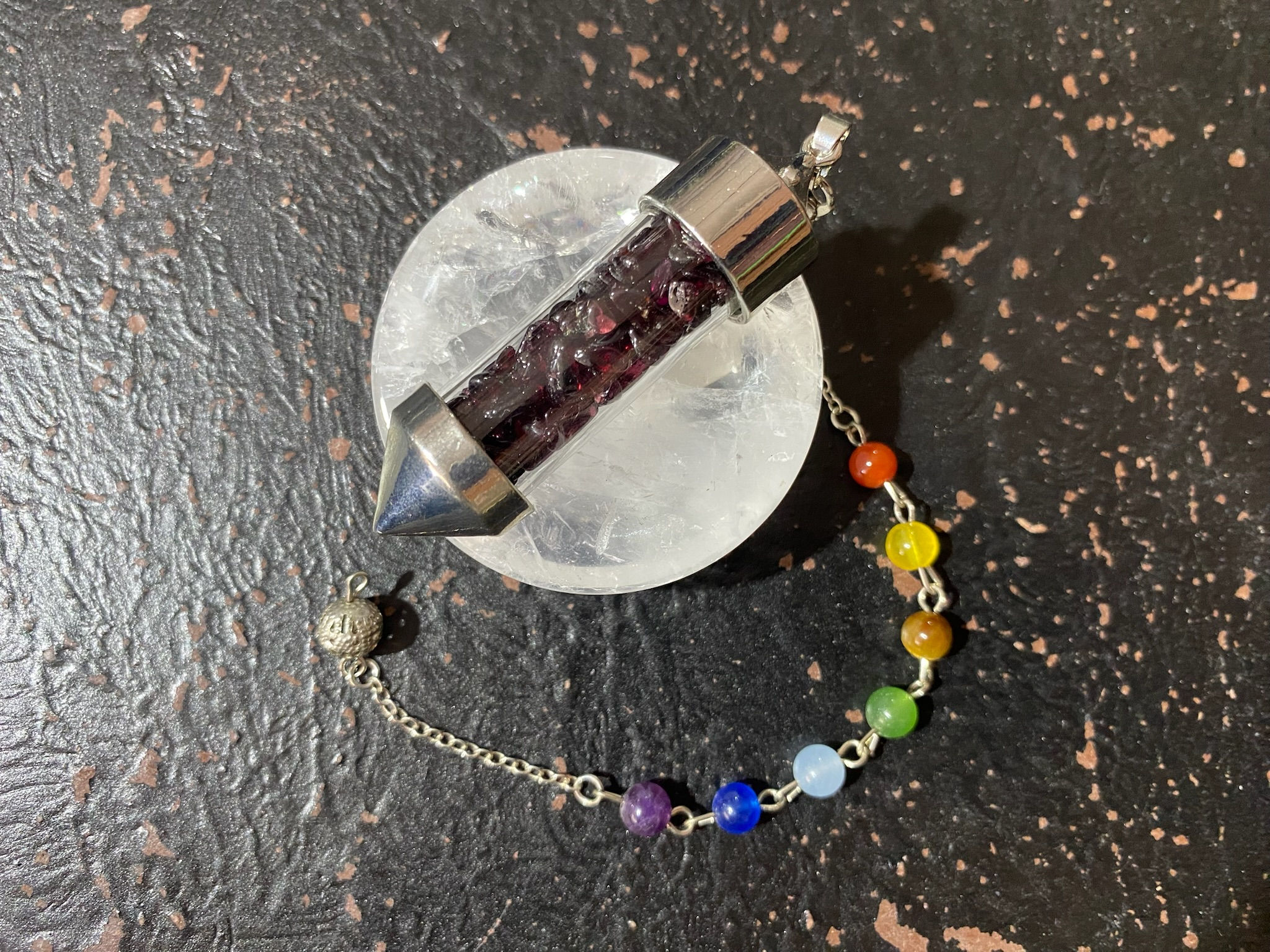 Garnet - Chakra Beads - Pendulum