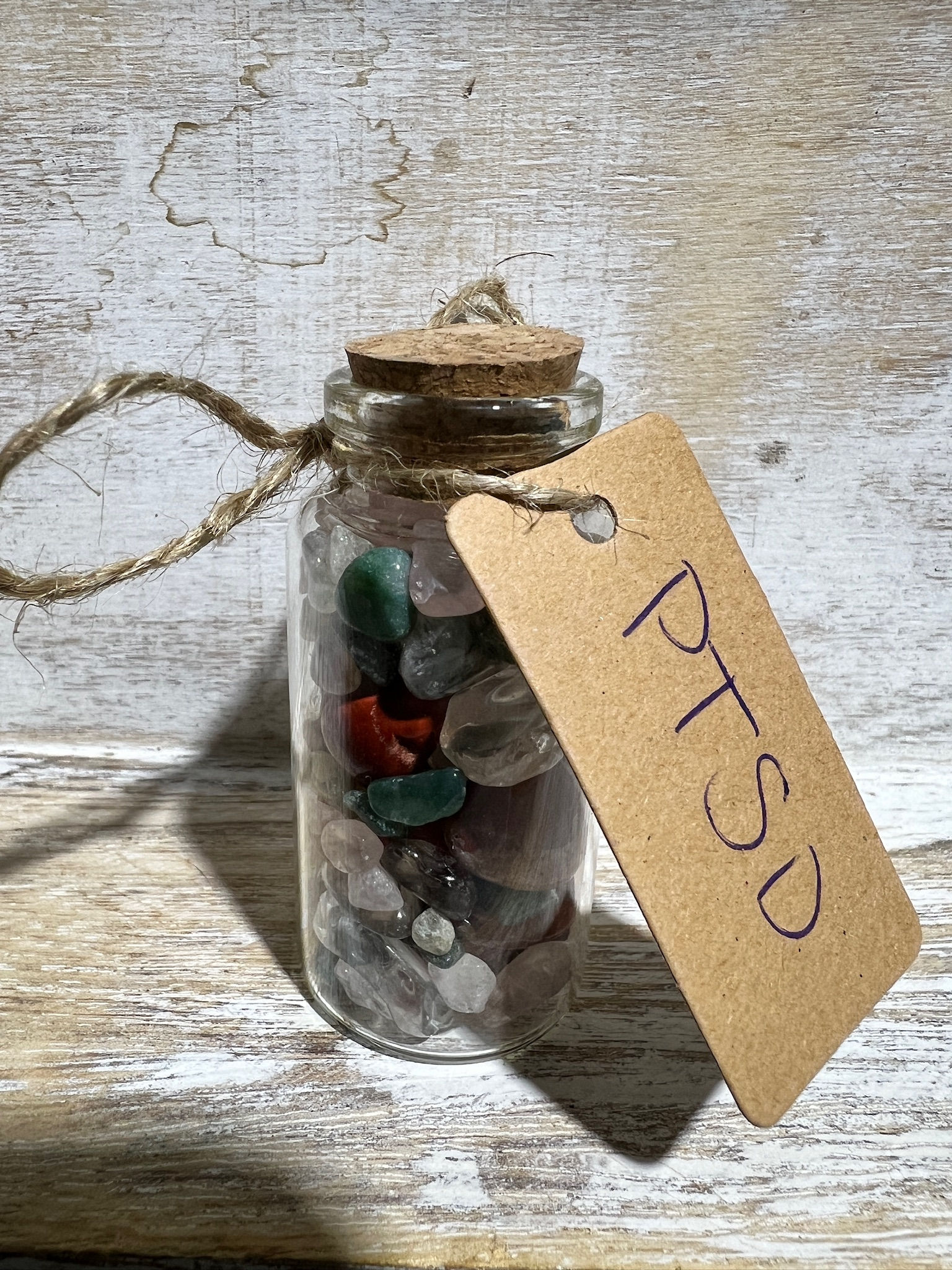 PTSD - Intention Crystal Bottle