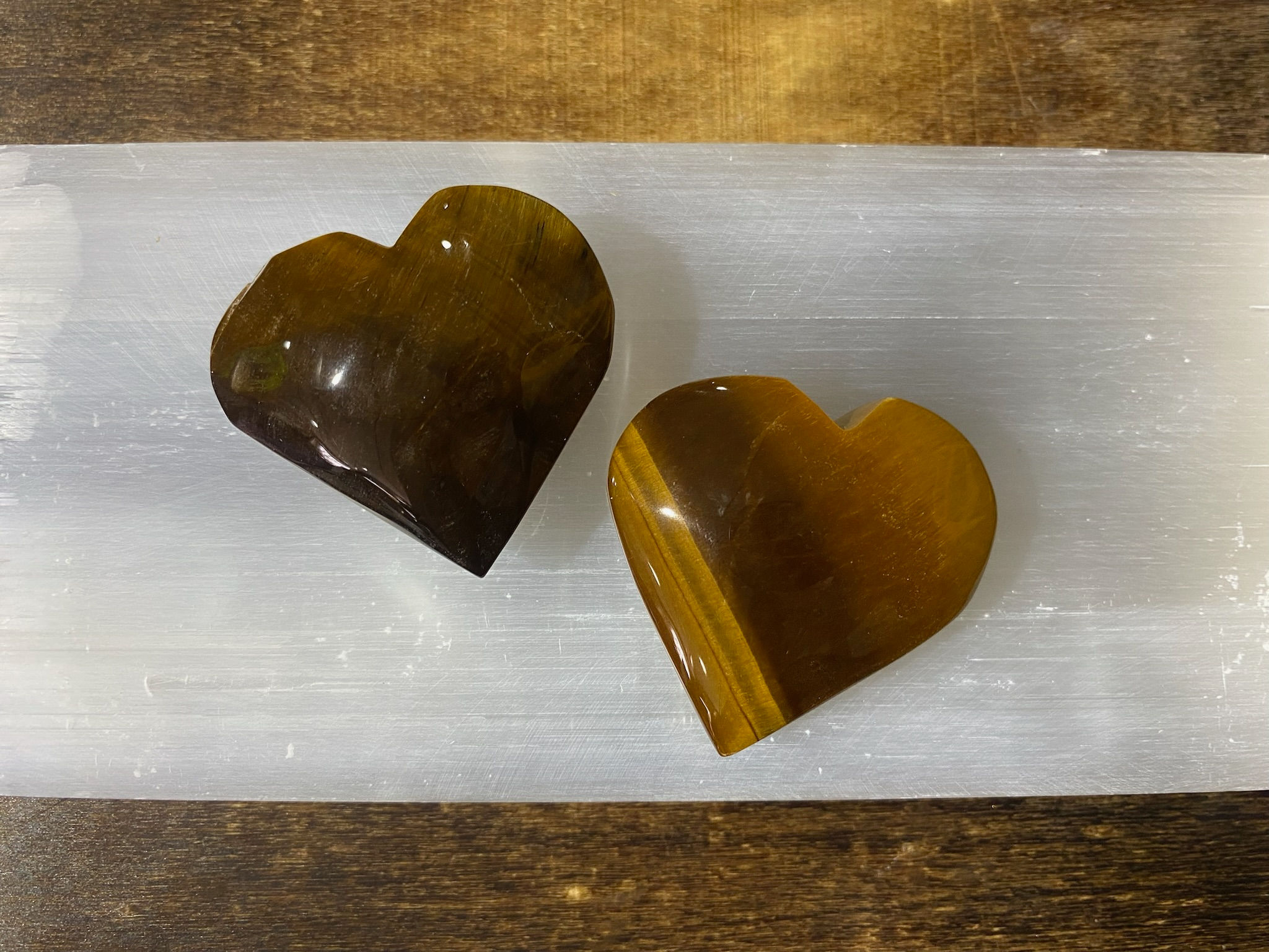 Gold Tiger Eye - Heart