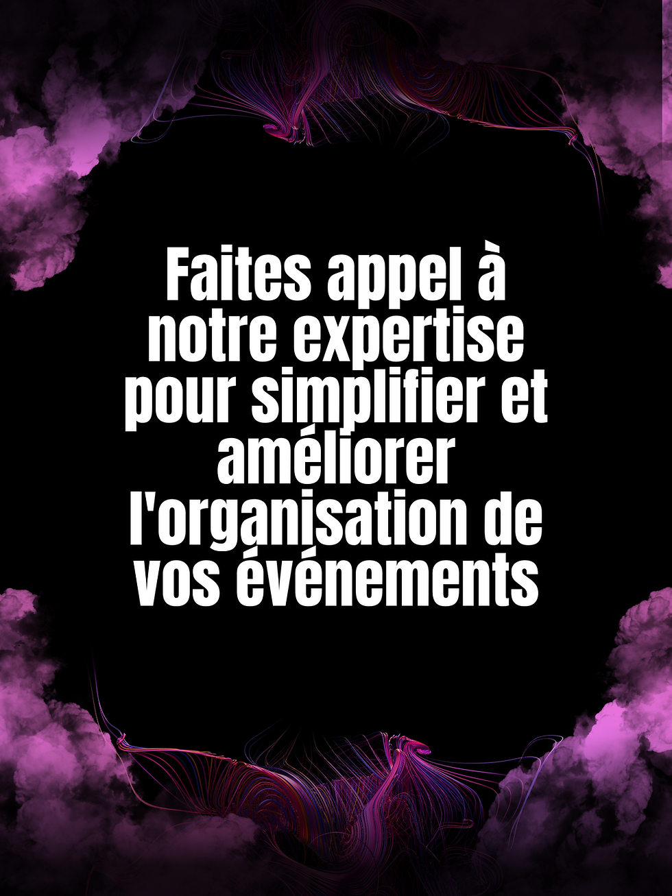 Organisation d'événement