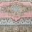 Miniaturbild: Handmade Persian wool Tabriz carpet medallion pink Mano