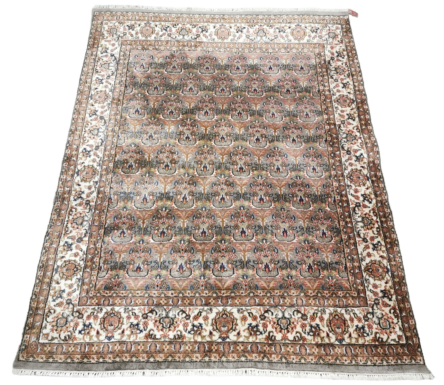 Handgeknoopt oosters Ghoum tapijt floral