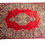 Miniaturbild: Handmade Persian wool Kirman carpet medallion floral red