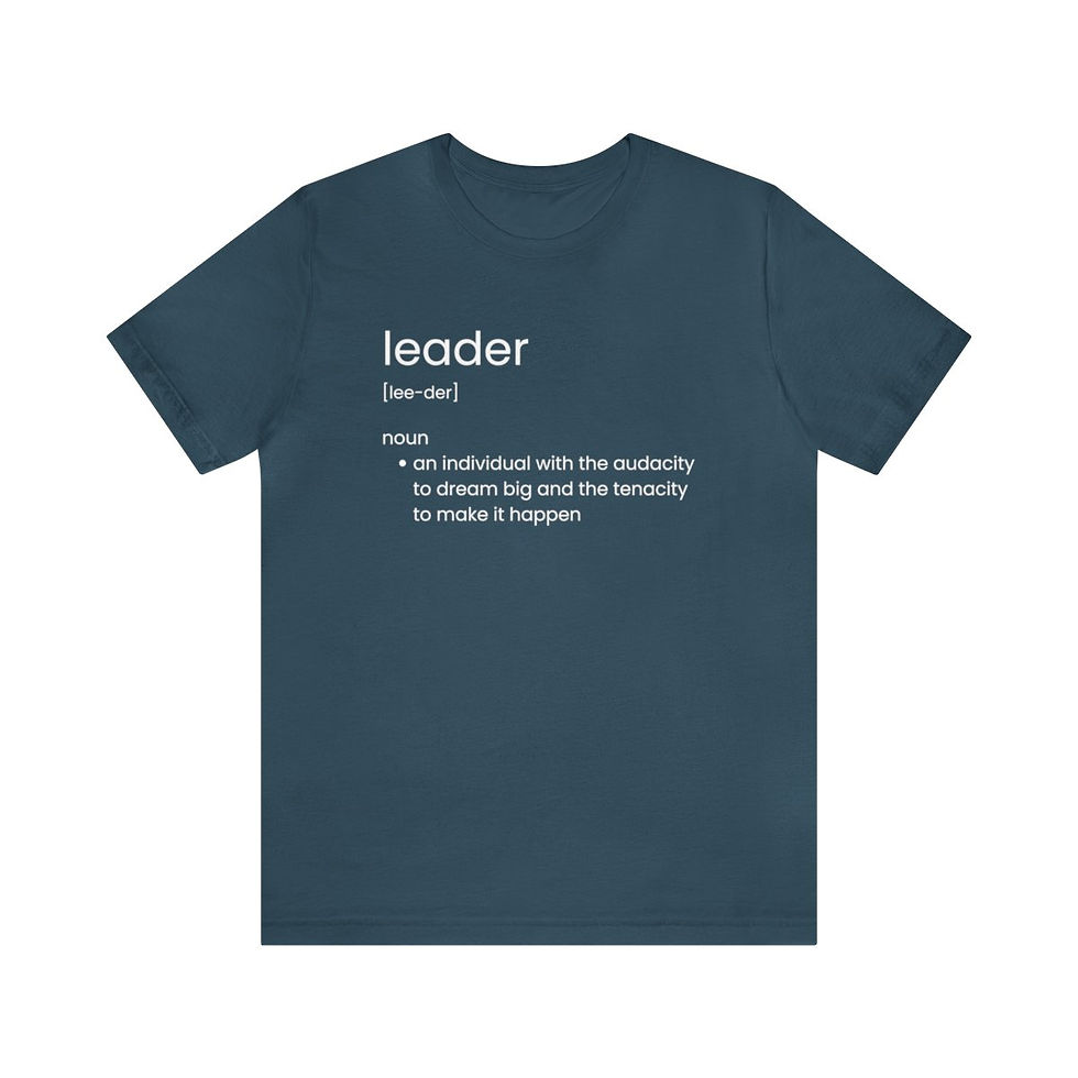 Thumbnail: Leader Definition. | Unisex Jersey Short Sleeve Tee