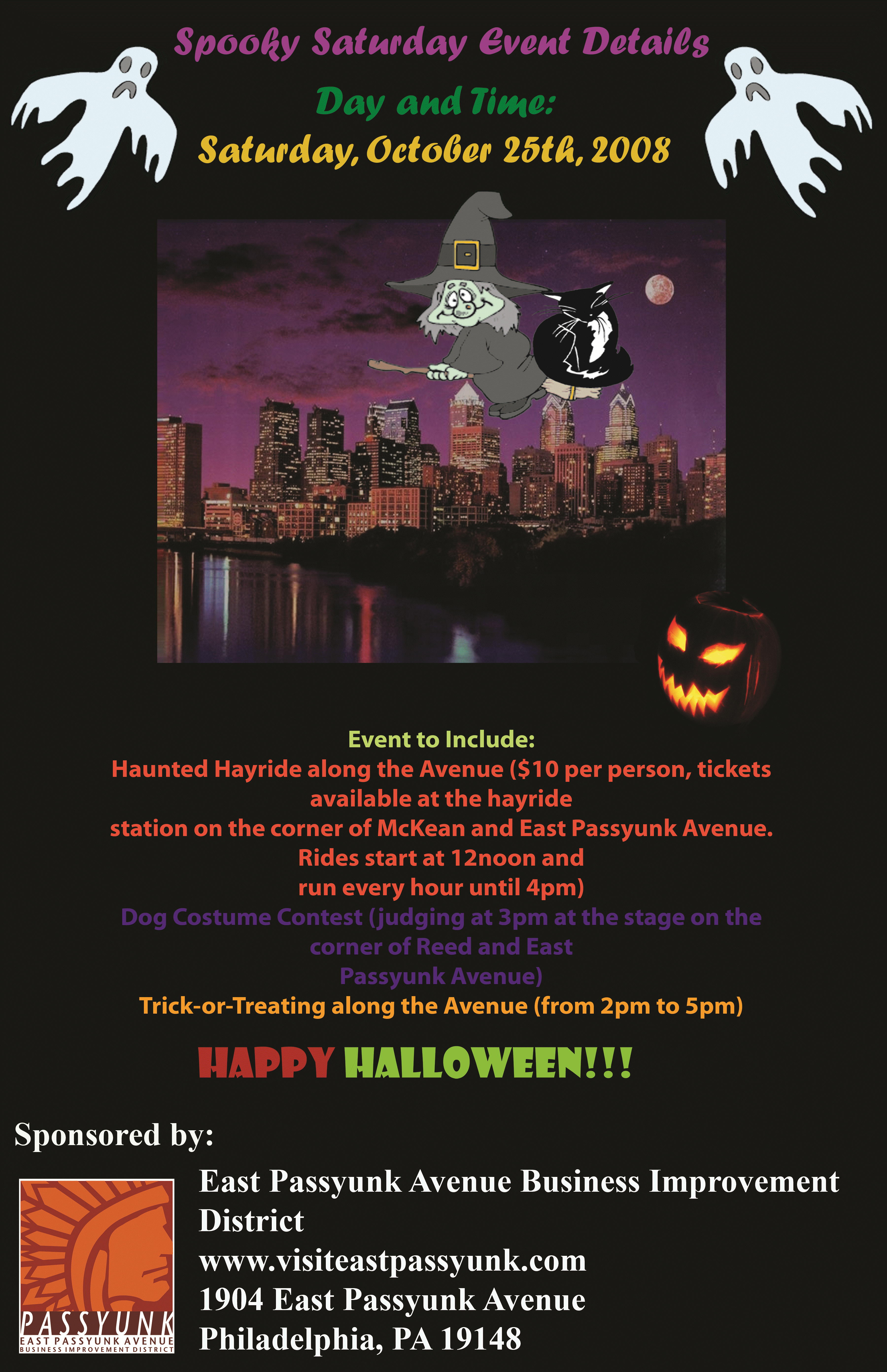 Spooky Saturday Poster