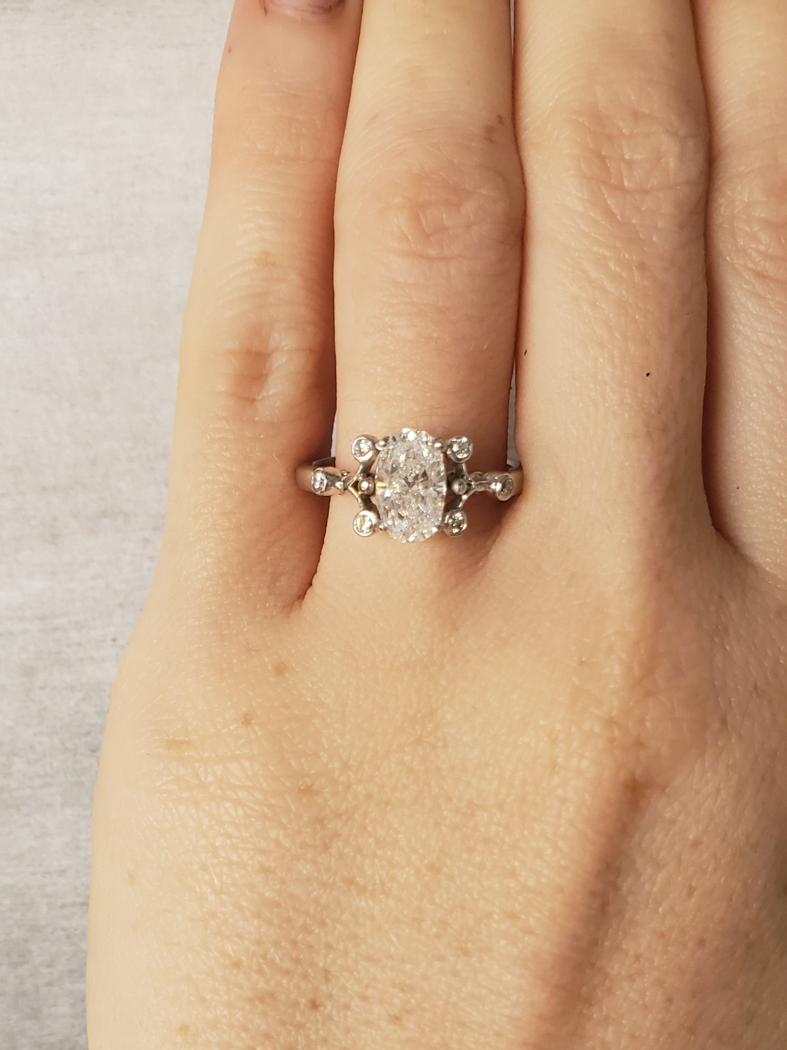 Cinderella Vintage Style Engagement Ring