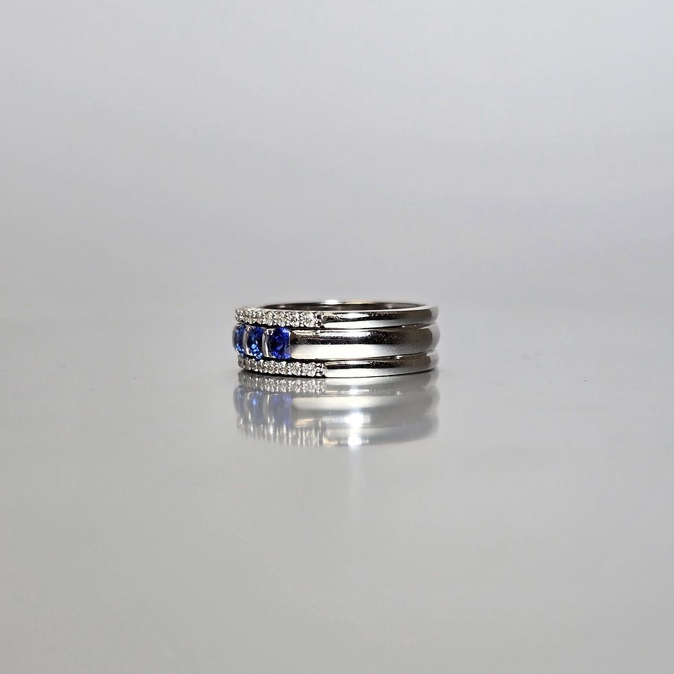Miniaturbild: Layered Sapphire Ring