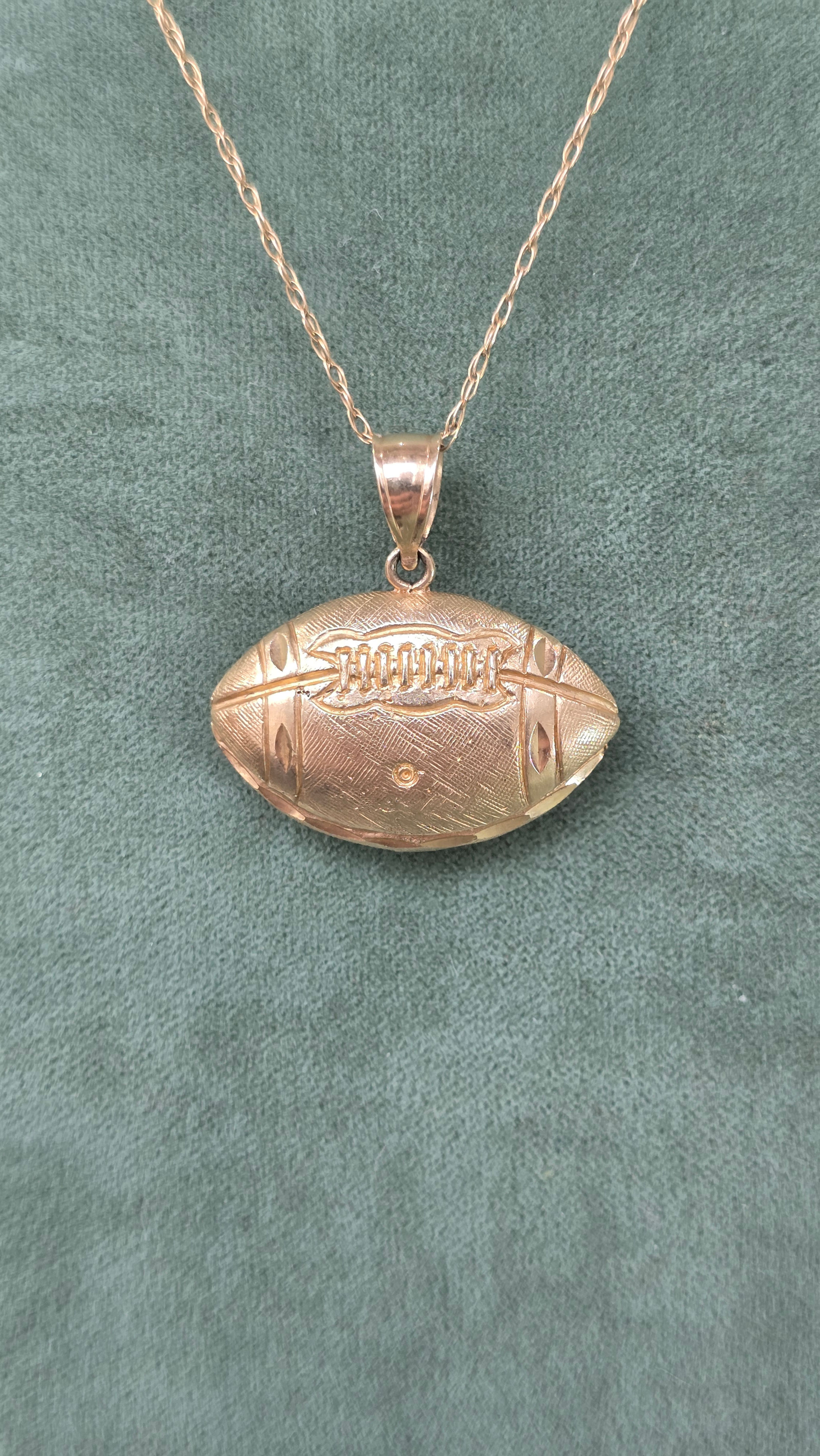 Estate Football Pendant