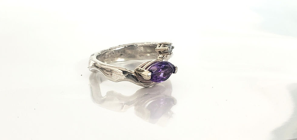 Miniaturbild: Molten Amethyst Ring