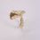 Miniatura: Diamond and Gold Ginkgo Leaf Ring