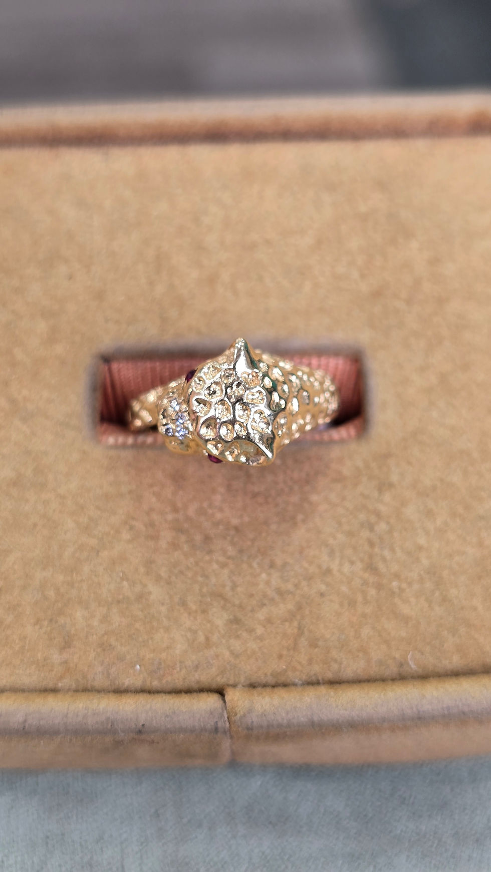 Miniatura: Estate Leopard Ring