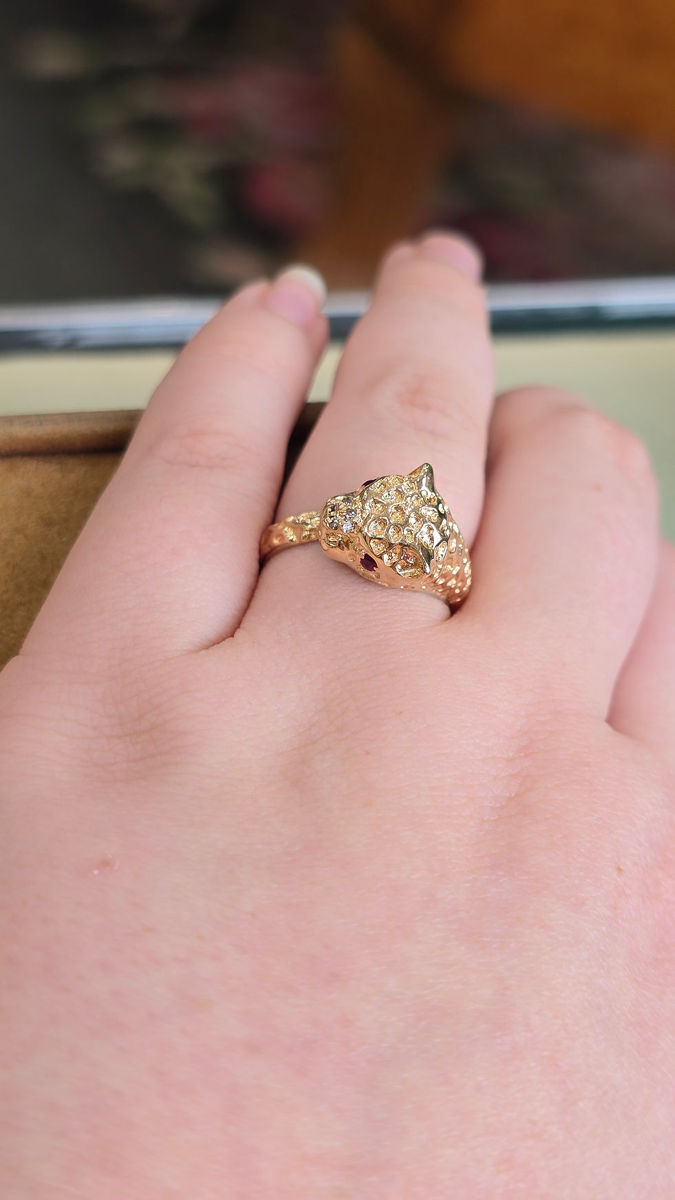 Thumbnail: Estate Leopard Ring