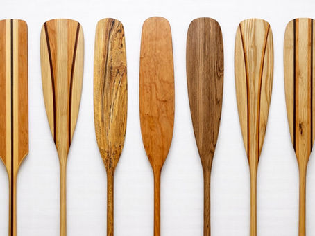 Hand Carved Canoe Paddles