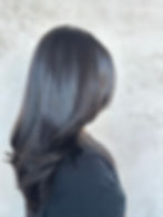 Precision haircut (layers & face frames) & blowout in Peoria AZ.