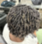 Natural curly hair (4A-4C) styling in Peoria AZ.