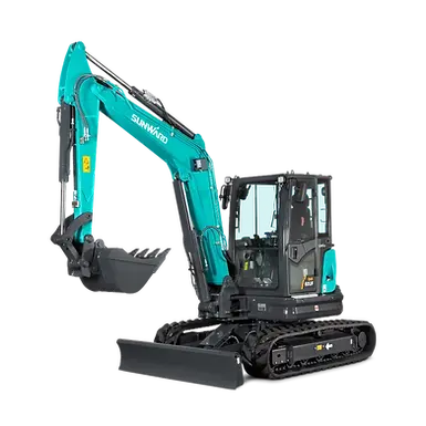 Sunward SWE 60UF compact excavator available from Squires Industrial in Saskatchewan
