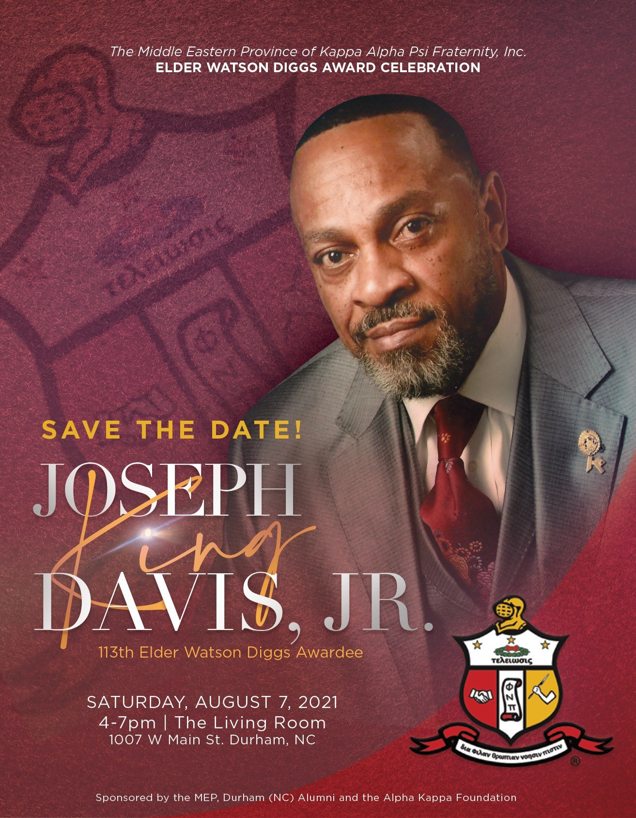 Joseph King Davis, Jr. Elder Watson Diggs Award Celebration MEP KAPsi