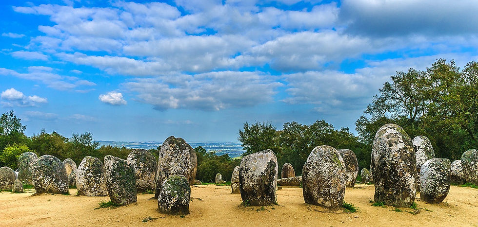 Almendres pre-historic cromlech_edited