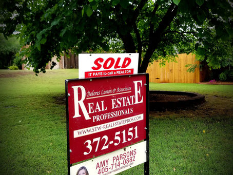 Sold sign from Amy Parsons with Real Estate Professionals