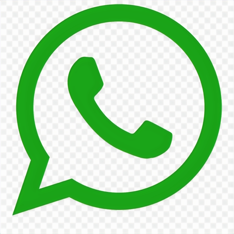 Groen WhatsApp-logo: bel ons voor hulp
