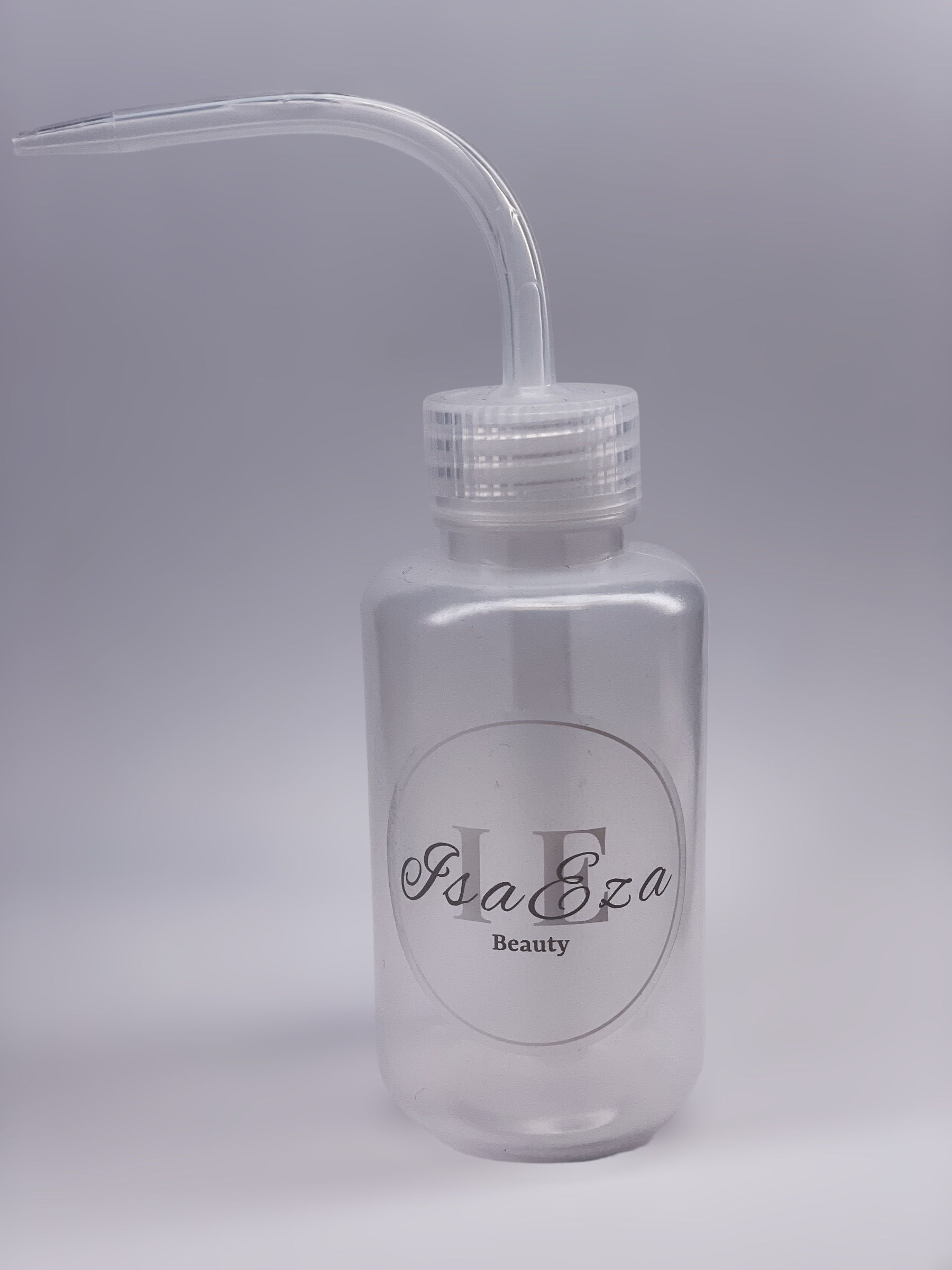 Flasche mit Pipette transparent/rosa