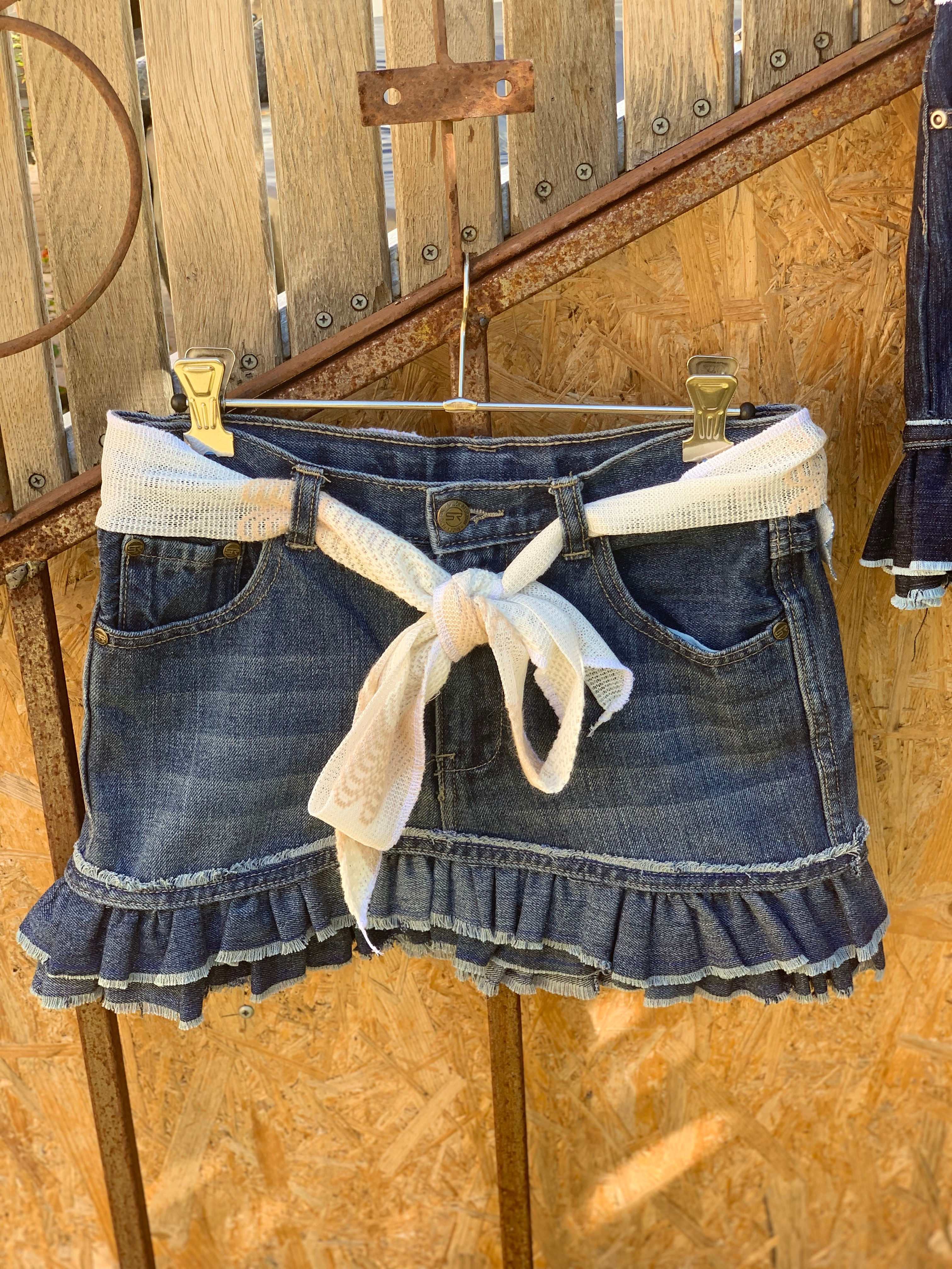 Denim Micro Skirt