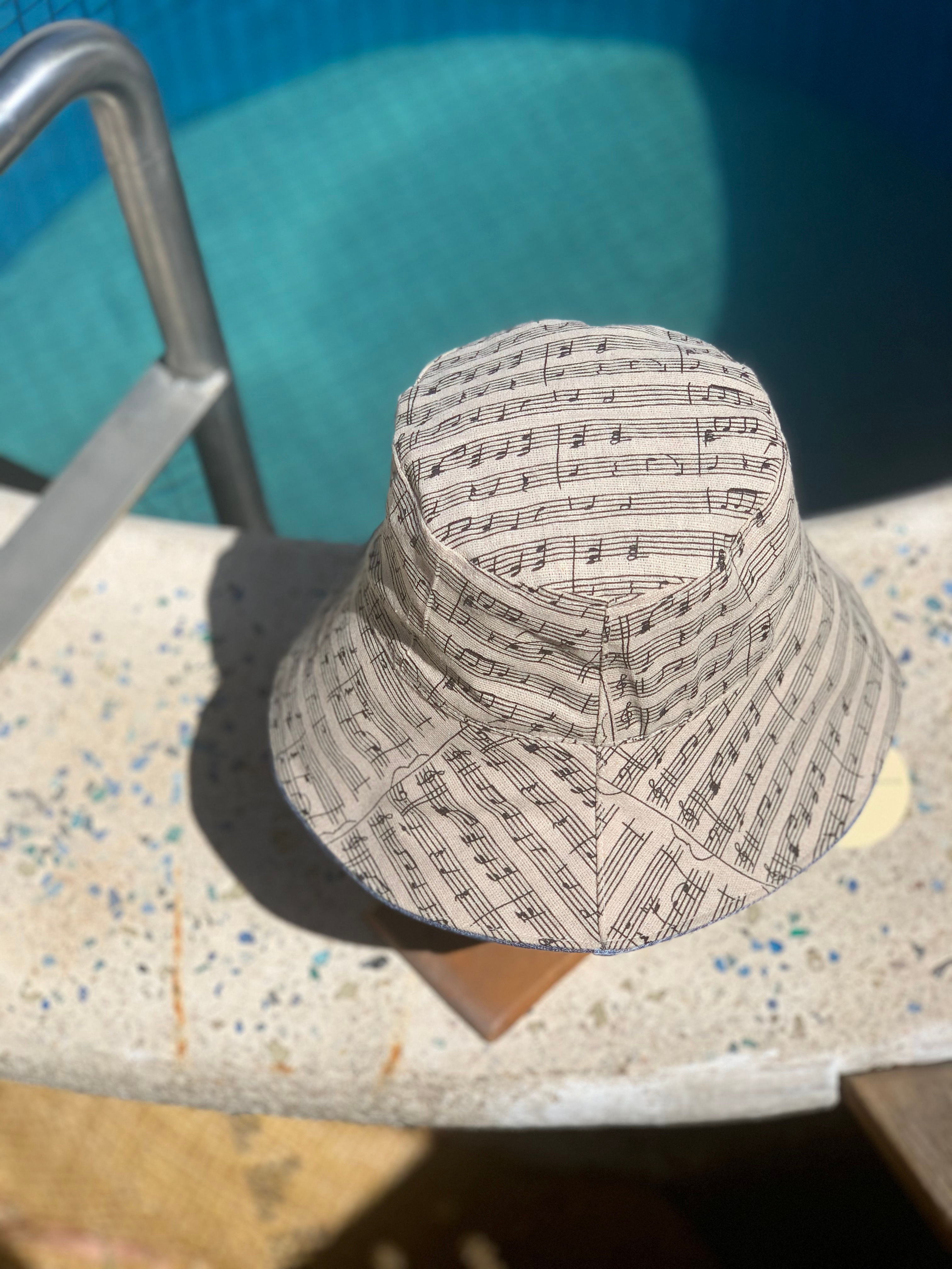Bucket Hat - Musical Notes