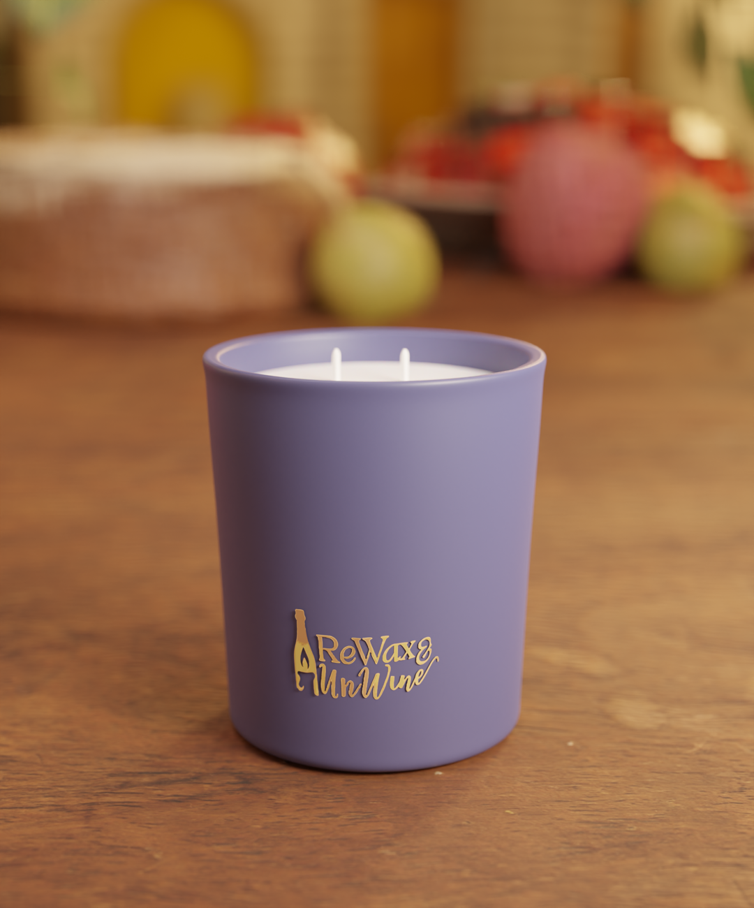 Build Your Own Candle - Blue Matte 15 oz.