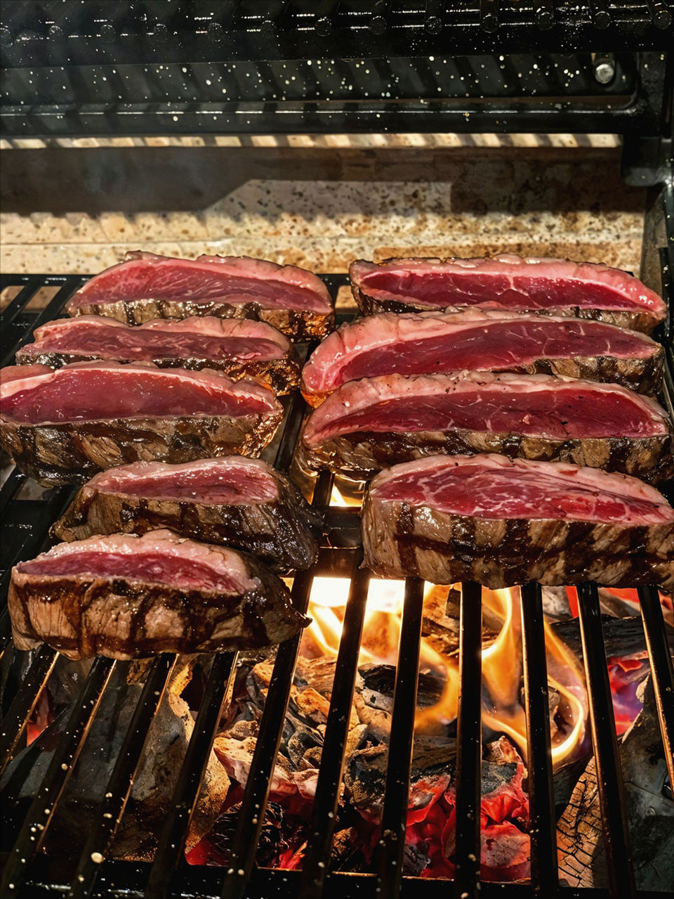 Assado com acompanhamentos