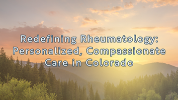 Dr. Isabelle Amigues, rheumatologist and founder of UnabridgedMD, warmly engaging with a patient in a comfortable clinic setting, representing personalized, holistic, direct care in Colorado.