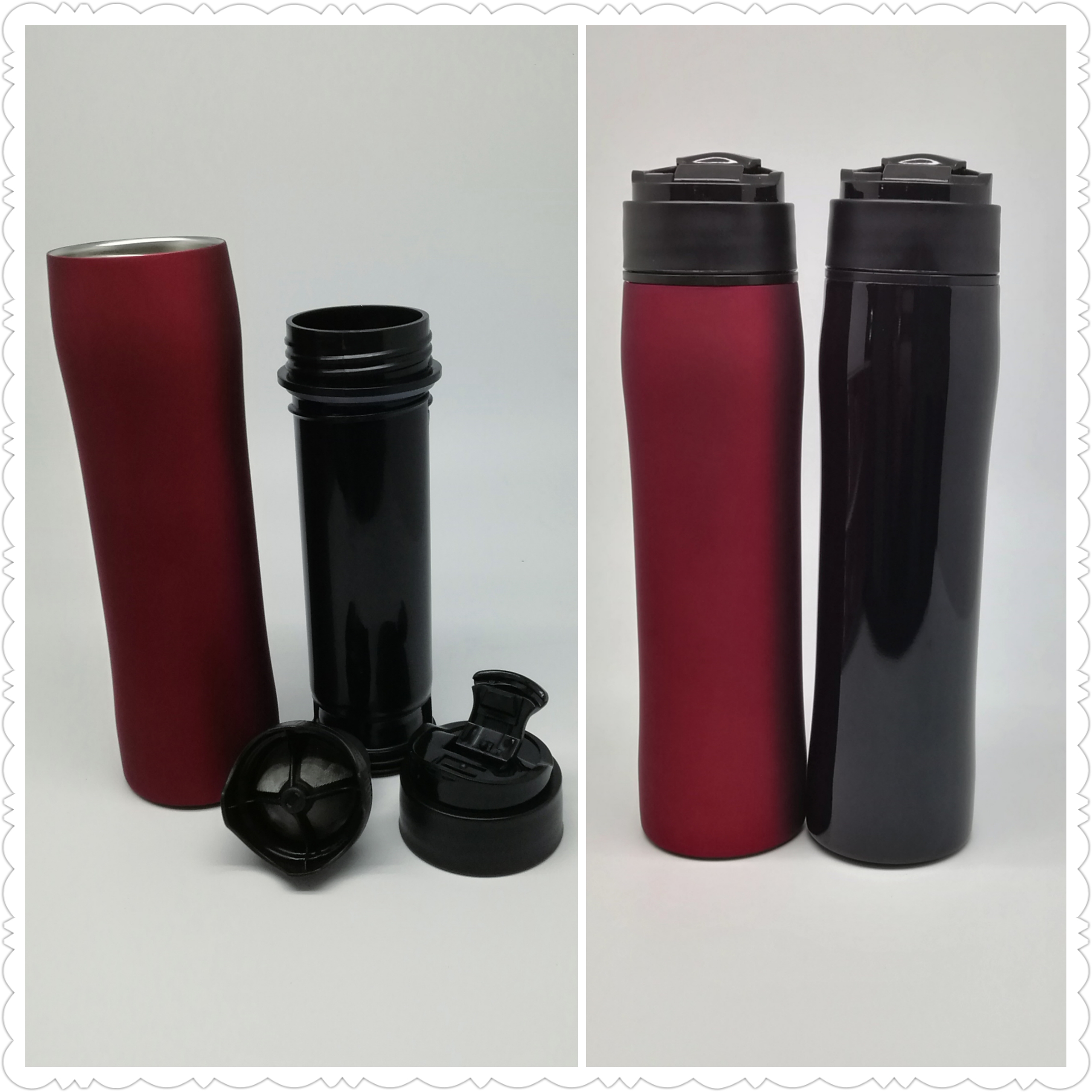 Coffee mug with filter