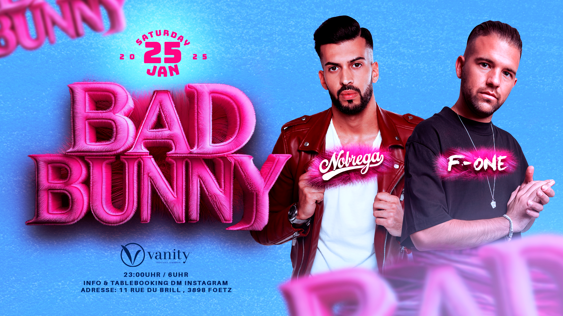 BAD BUNNY 東京公演ポスターピンク・青まとめ売り可能〇 38a272_9c0619f1722c47a18911e55