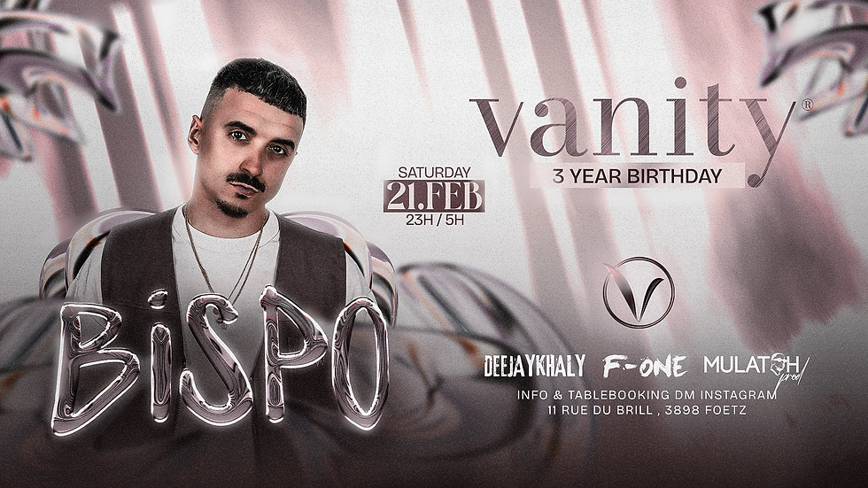 π BISPO LIVE! VANITY 3 YEAR BIRTHDAY π