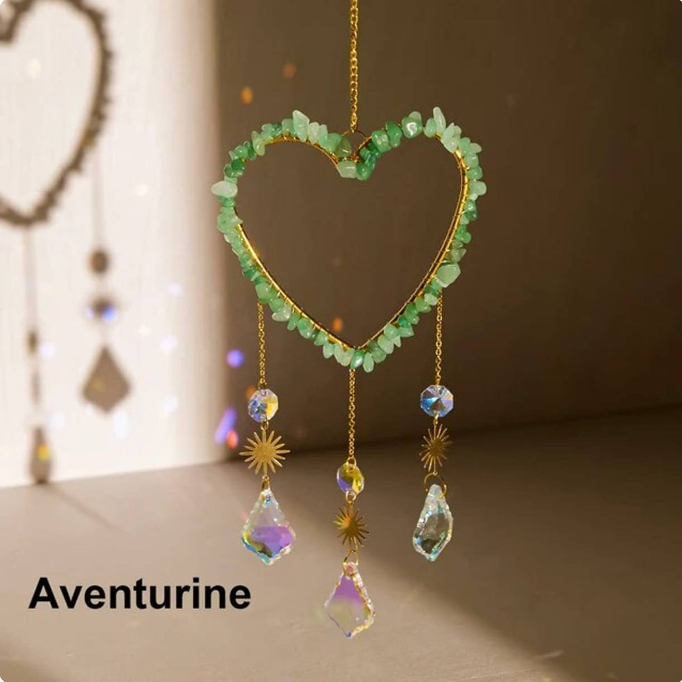 Thumbnail: Love Crystal Heart Suncatcher 