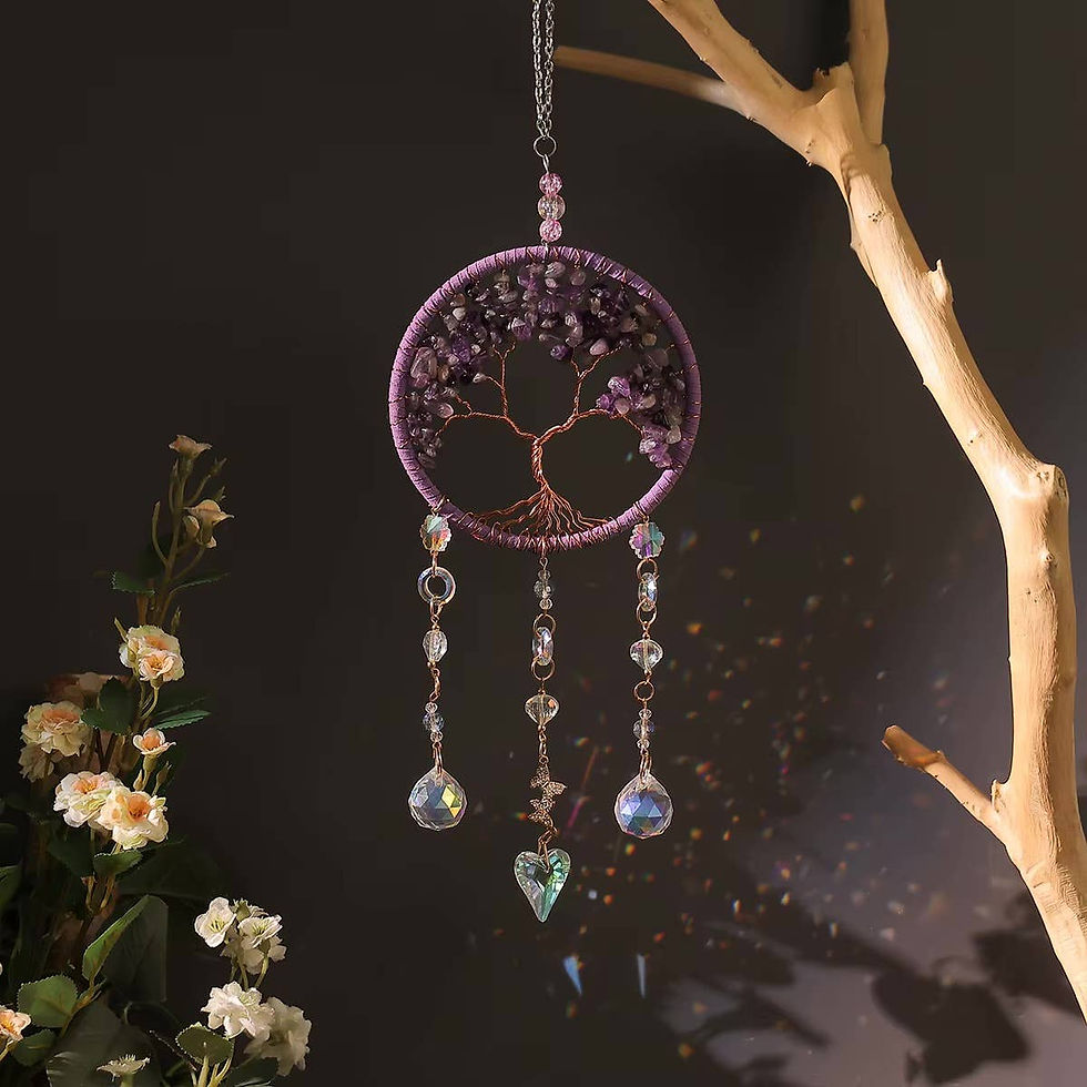 Thumbnail: Tree of Life Crystal Suncatchers
