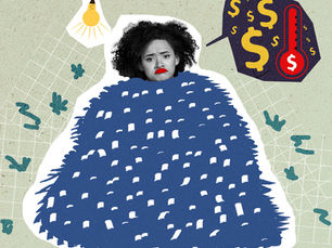 woman overwhelmed with bills