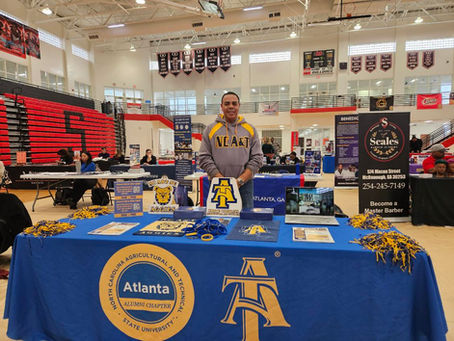 🎓 Kicking Off 2026 with Impact: NC A&T Atlanta Alumni Chapter at Dutchtown High School’s College Fair