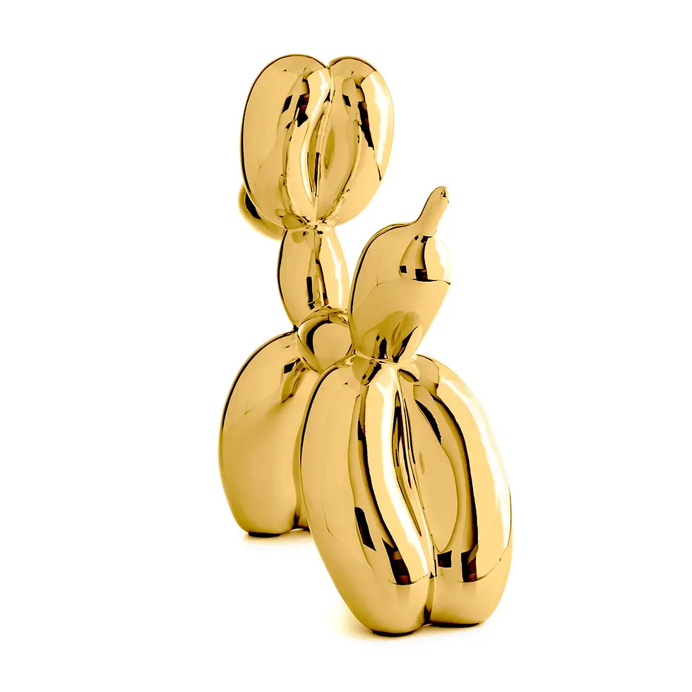 Thumbnail: Editions Studio Art – Jeff Koons Balloon Dog Gold from Miva Fine Art Gallery, exclusive contemporary art for modern homes.