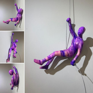 #37 Wall Climber Magenta Swirl from Miva Fine Art Gallery Sweden