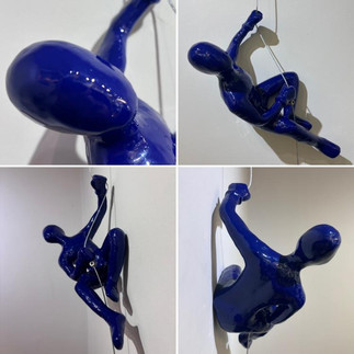 #35 Wall Climber Blue from Miva Fine Art Gallery Sweden