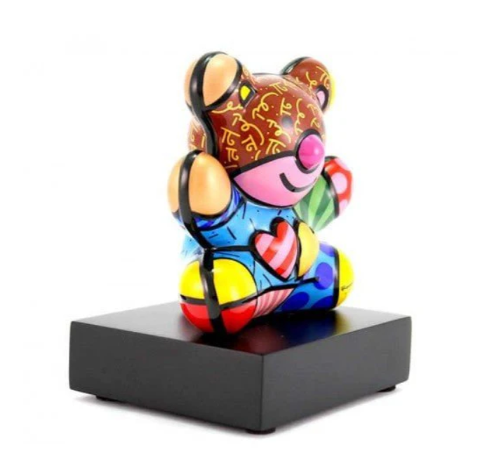 Miniatyrbild: Truly Yours an Porcelain sculpture in pop art made by Goebel designer Romero Britto for sale at Miva Fine Art Gallery Sweden