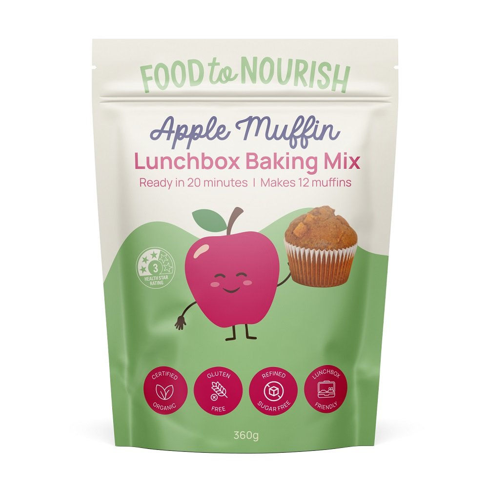 FTN LUNCHBOX BAKING MIX - APPLE CINNAMON MUFFIN MIX 360g