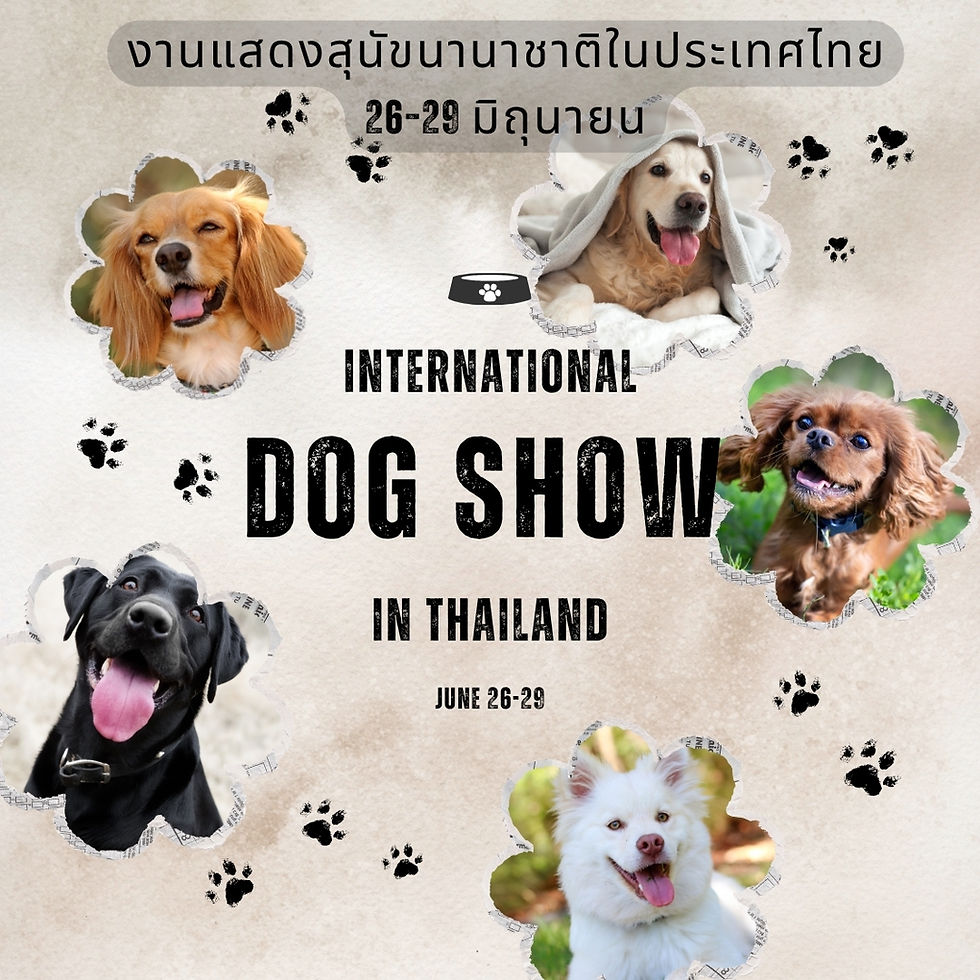 International Dog Show in Thailand