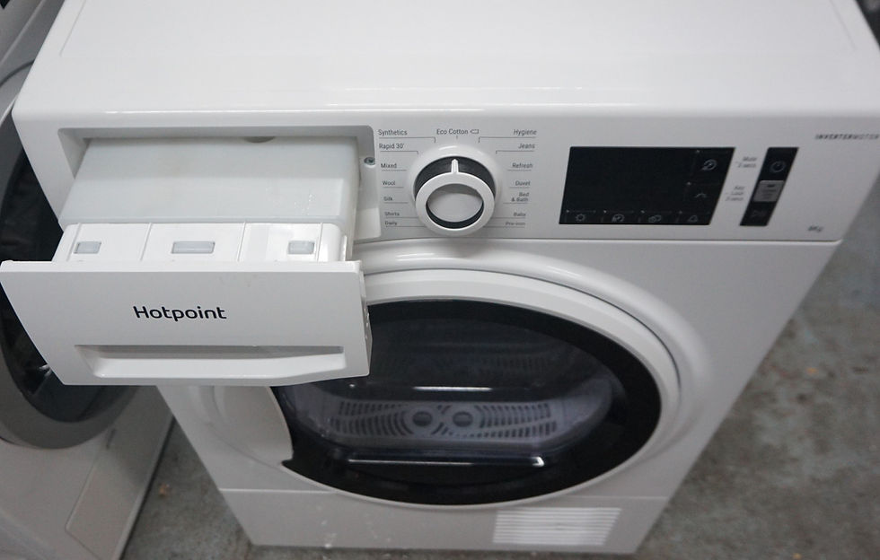 Thumbnail: Hotpoint H3D81WBUK 8Kg Condenser B Rated Tumble Dryer - White