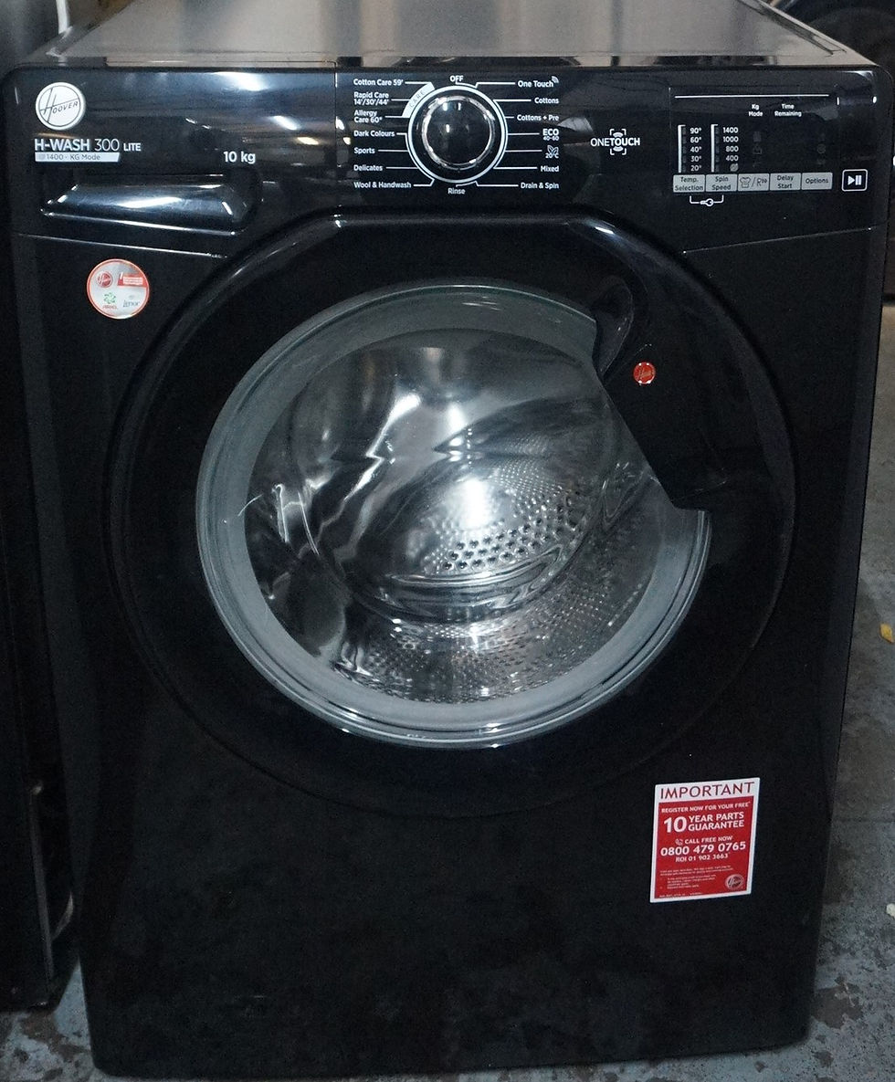 Thumbnail: Hoover AH3W4102DBBE 10kg 1400rpm Washing Machine – Black